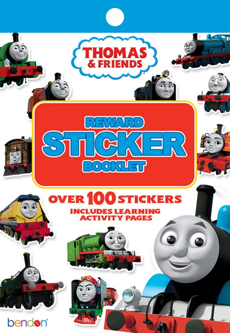 Bendon Thomas and Friends Reward Sticker Pad | Thomas & Friends Activity Sticker Book | Learning & Craft Stickers Activity Book | 4"x 6" | Over 100+ Stickers - Image 1
