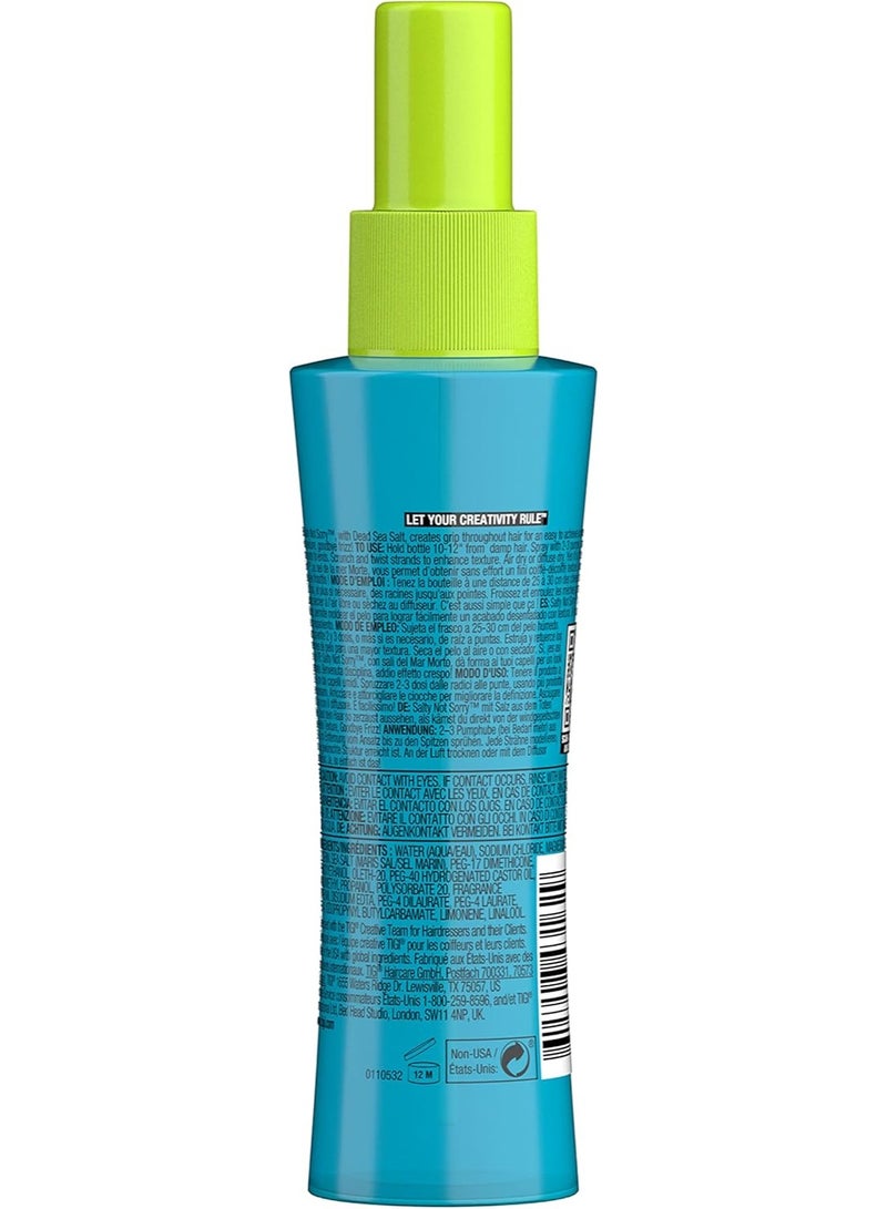 تيجي بيد هيد من تيجي بيد هيد باي سالتي نوت آسف بخاخ ملح للتكثيف لتسريحات الشعر الطبيعية غير المنسدلة 100 مل - Image 3
