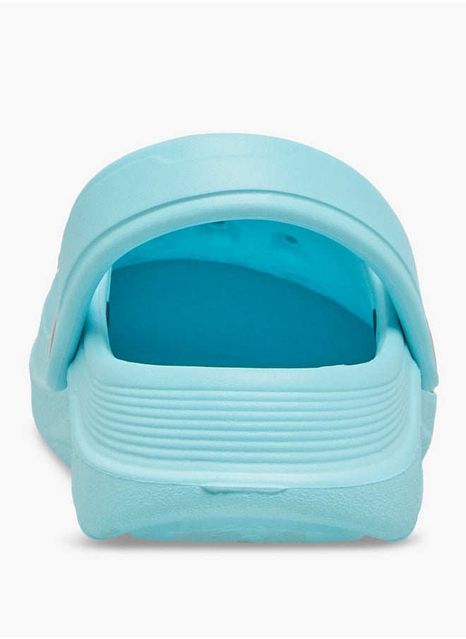 Aqua Animal Applique Clogs with Backstrap  - Image 5