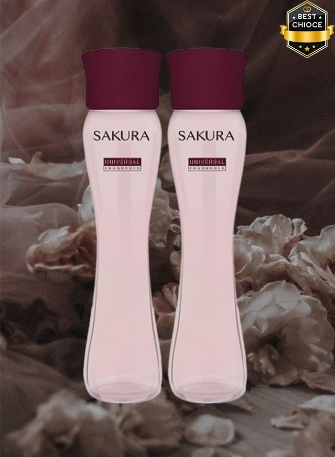UNIVERSAL 2 Pieces Sakura Perfume 100ml EDT - Image 1
