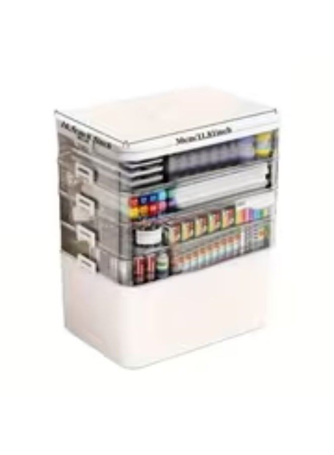 erorex Large Capacity Multi-Layer Storage Box – Durable Multi-Functional Organizer with Dust-Proof Lid for Home & Travel Use (16) - Image 5
