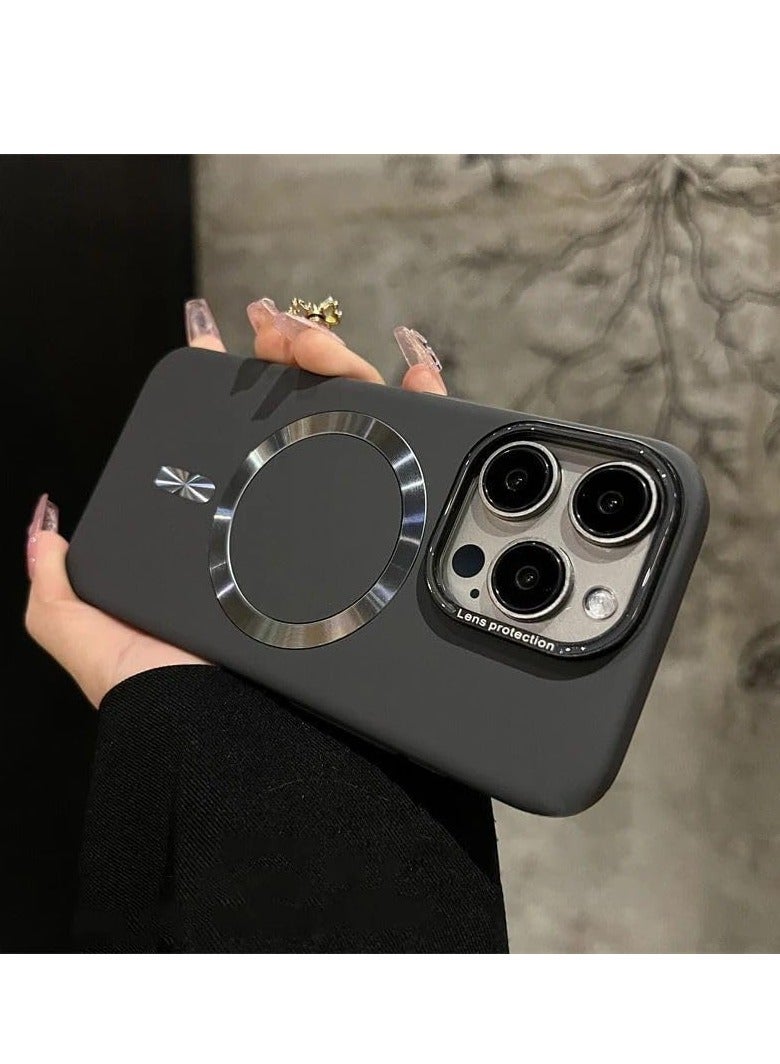 BlueFire Ultra-Thin Magnetic MagSafe Case for iPhone 16 Pro Max – Slim Matte Hard PC Shockproof Cover with Metal Camera Lens Protector, Wireless Charging Compatible, Frosted Anti-Slip Back - Image 5