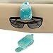 LTOHOE 1 Pack Sunglass Holder for Car Magnetic Leather Sunglasses Holder and Ticket Card Clip Universal for Different Size Glasses Car Visor AccessoriesColorful Painting - Image 2