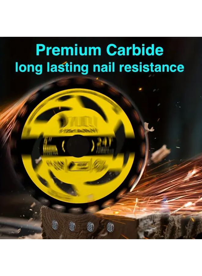 110mm 4 Inch 20mm Arbor 18T Circular Saw Blade Multi Material Cutting Wood Aluminum PVC - Image 3