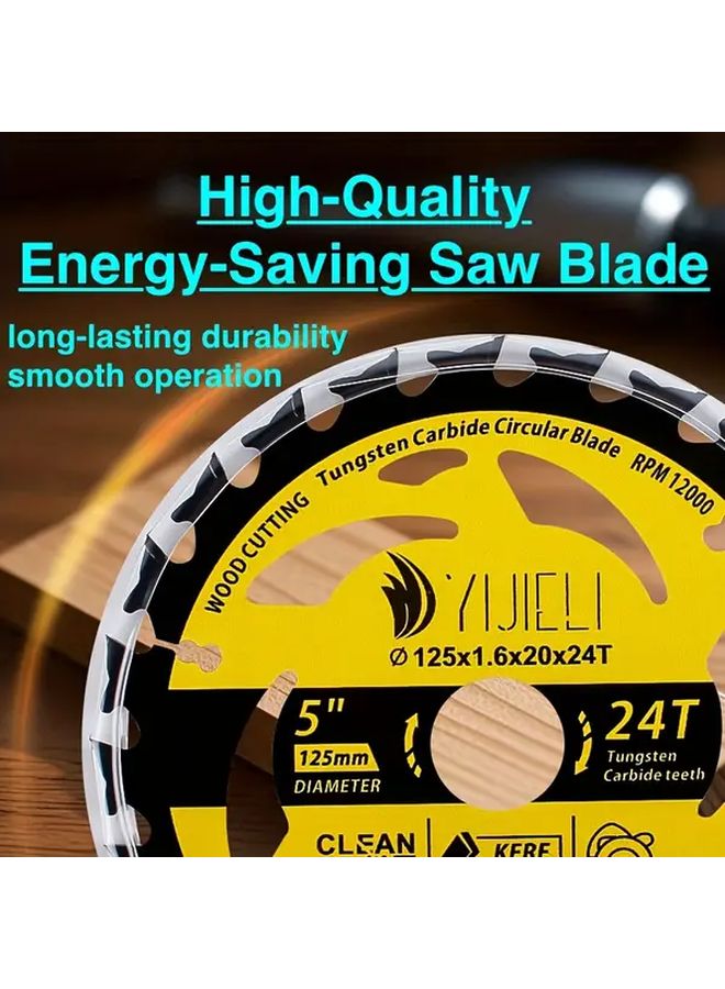 110mm 4 Inch 20mm Arbor 18T Circular Saw Blade Multi Material Cutting Wood Aluminum PVC - Image 5