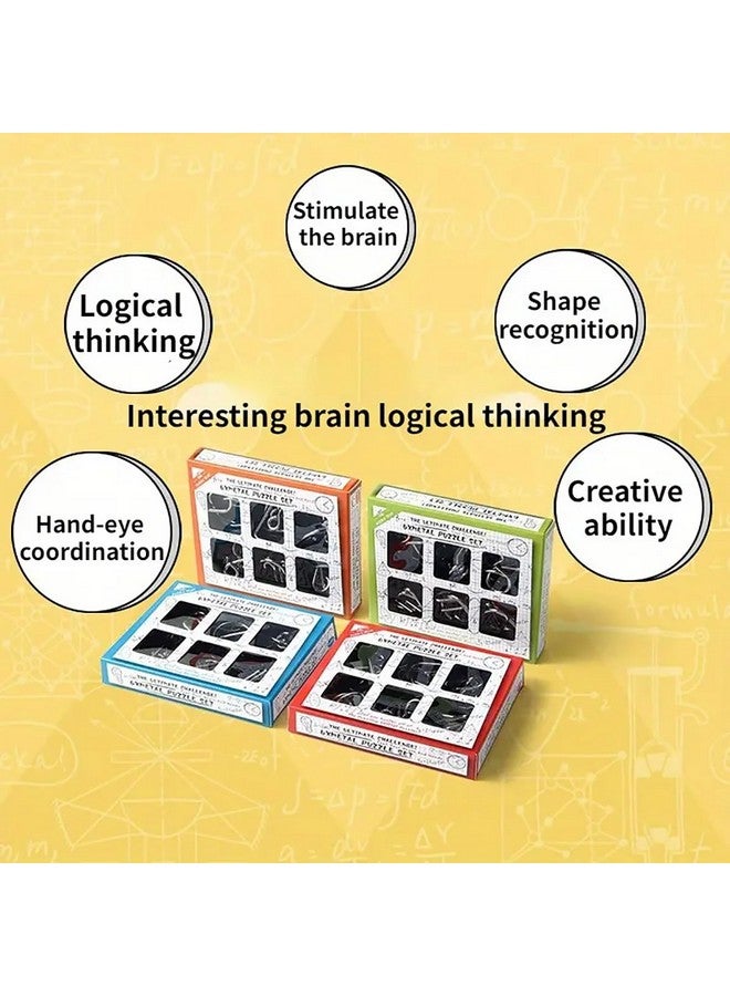 Magicwand Stainless Steel 6 Metallic Intellectual Puzzles for All Age Groups【Pack of 6 Puzzles】 - Image 3