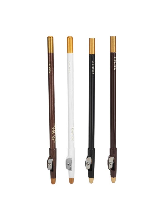 silvercnc - 4Pcs Barber Pencil With Sharpener Hairline, Hairline Pencil Beard Pencil Hair Beard Shape Accessories Barber Pencil For Lineup - Image 1