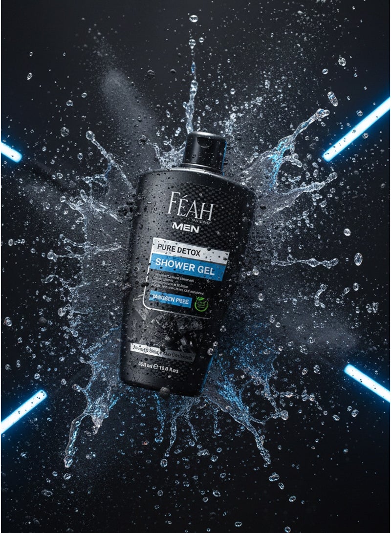 FEAH Pure Detox Shower Gel 500ML - Deep Cleansing & Skin Refreshing Body Wash - Image 2