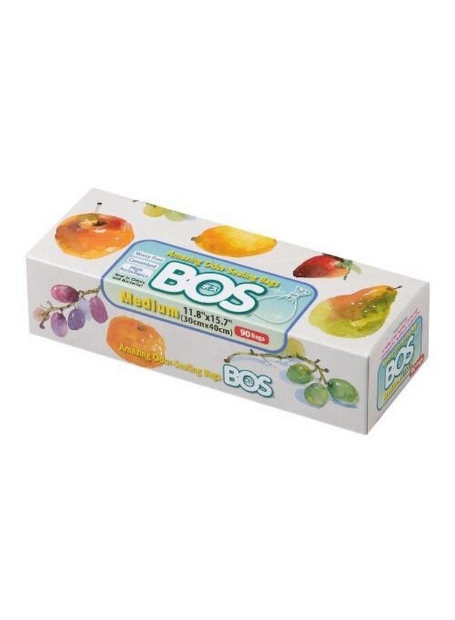 بوس أكياس رائعة للاستعمال مرة واحدة لامتصاص الروائح الكريهة، وأكياس فغر القولون، ونفايات الحيوانات الأليفة، ونفايات الطعام أو أي منتج صحي - متينة وغير معطرة [المقاس: M، اللون: أبيض] (90 قطعة، عبوة من قطعة واحدة) - Image 1