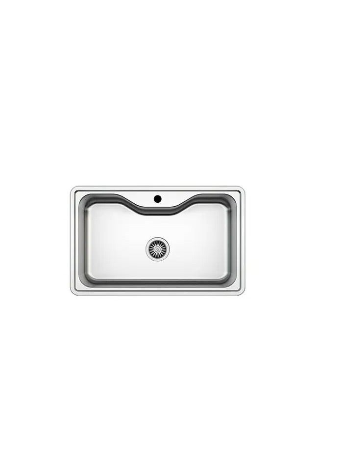 Asil Turkish stainless steel kitchen sink, 1 bowl, 50 x 60 cm - Asil - AS 154 
