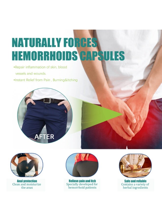 SOUTH MOON Hemorrhoids capsules relieve itching mixed internal and external hemorrhoids soothing capsules - Image 3