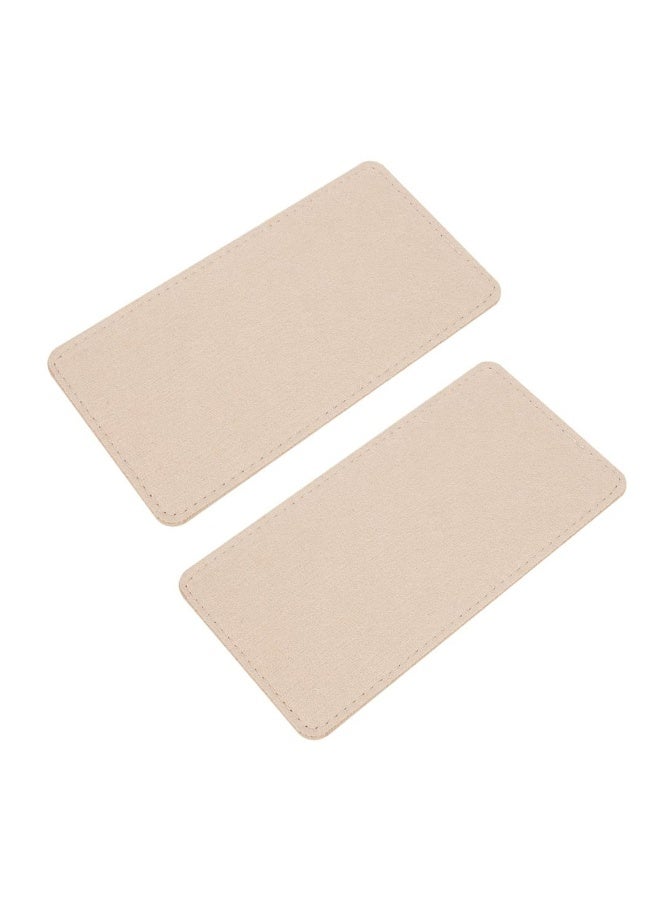 2pcs Handbag Base Shaper, Felt Bag Bottom Shaper Pad Arc Corner Bag Liner Board Insert for Tote Leather Purse Handbag Crossbody Bag Backpack Travel Bag (M-Beige) - Image 1