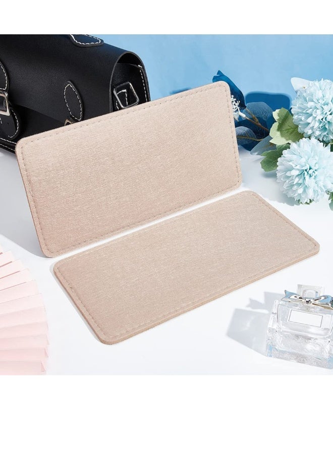 2pcs Handbag Base Shaper, Felt Bag Bottom Shaper Pad Arc Corner Bag Liner Board Insert for Tote Leather Purse Handbag Crossbody Bag Backpack Travel Bag (M-Beige) - Image 4