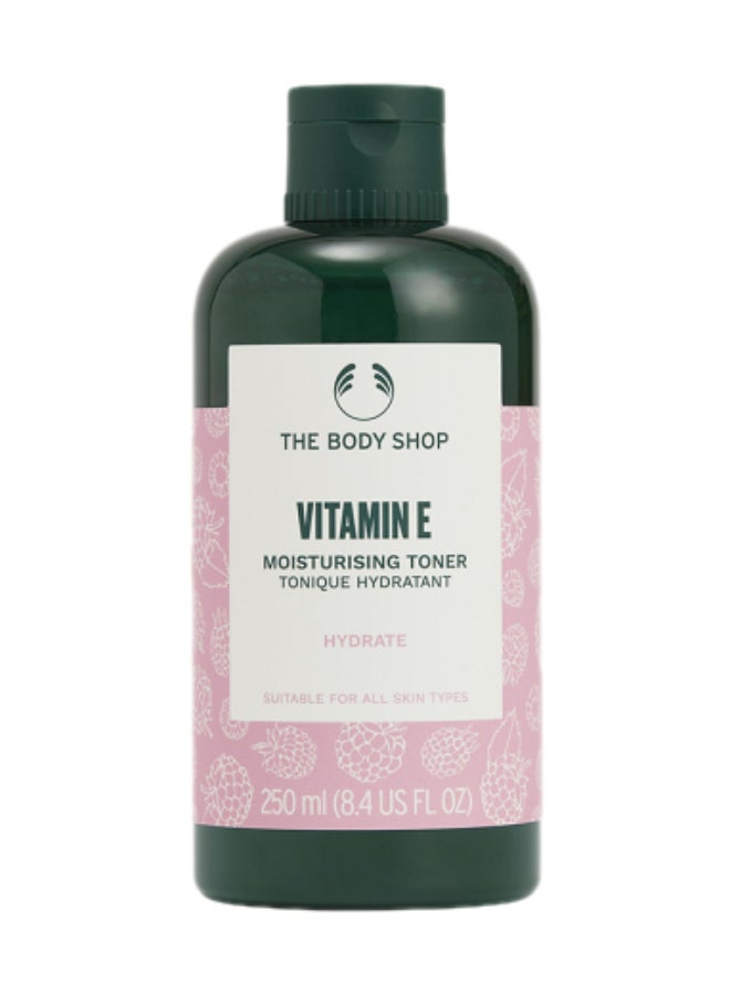 THE BODY SHOP Vitamin E Refreshing Facial Toner – Hydrating Skin Toner for All Skin Types | Gently Removes Impurities, Refreshes & Moisturises Skin | Vegan, Lightweight, Non-Greasy Formula | Suitable for Daily Use, 250ml - Image 1