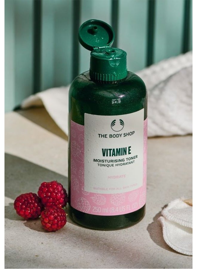 THE BODY SHOP Vitamin E Refreshing Facial Toner – Hydrating Skin Toner for All Skin Types | Gently Removes Impurities, Refreshes & Moisturises Skin | Vegan, Lightweight, Non-Greasy Formula | Suitable for Daily Use, 250ml - Image 2
