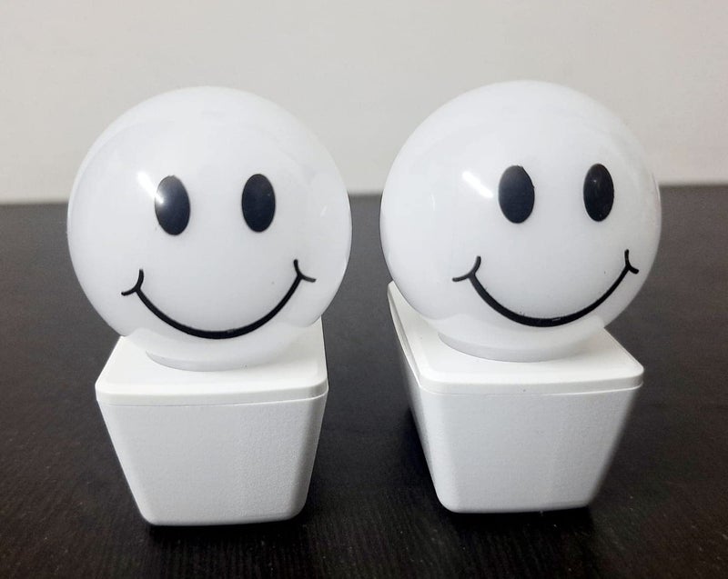 HOARD 0.5W LED Night Lamp with Smily Face -Pack of 1 (Warm White) - Image 3