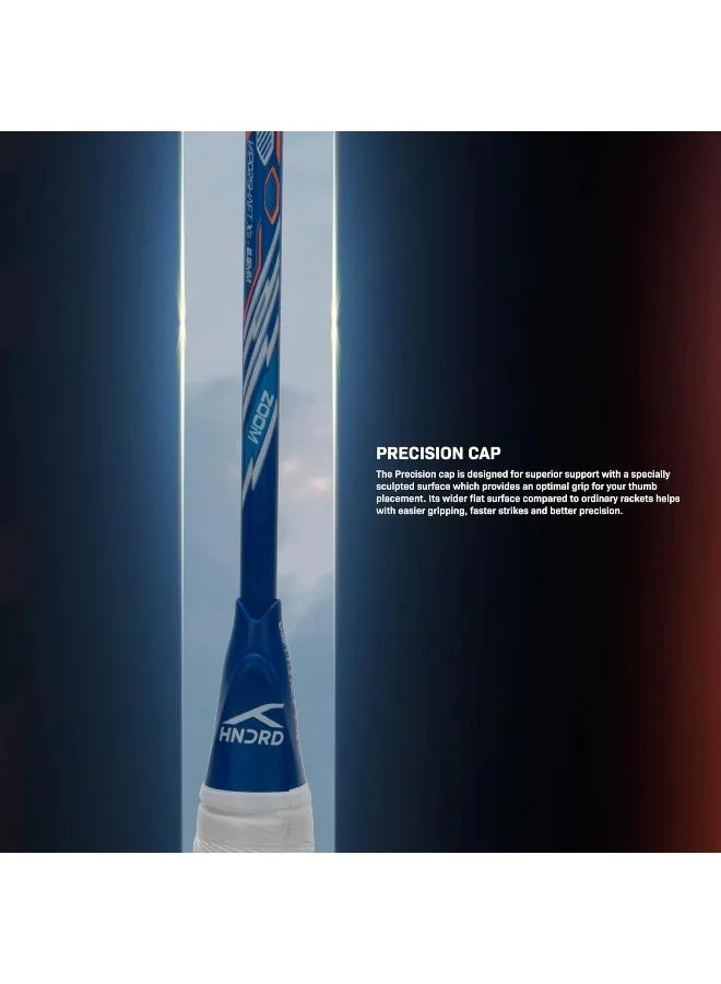 هندرد مضرب تنس الريشة فلاتر زووم كربون فايبر للمبتدئين مع غطاء كامل