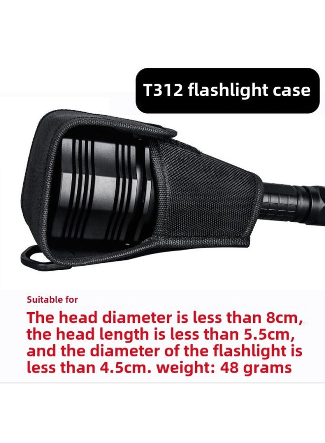 Generic Portable LED Flashlight Sleeve Storage Bag Protective Bag Waist Bag Cloth Cover Nylon Material Elastic Flashlight Sleeve Wholesale-Color:T312 - Image 1