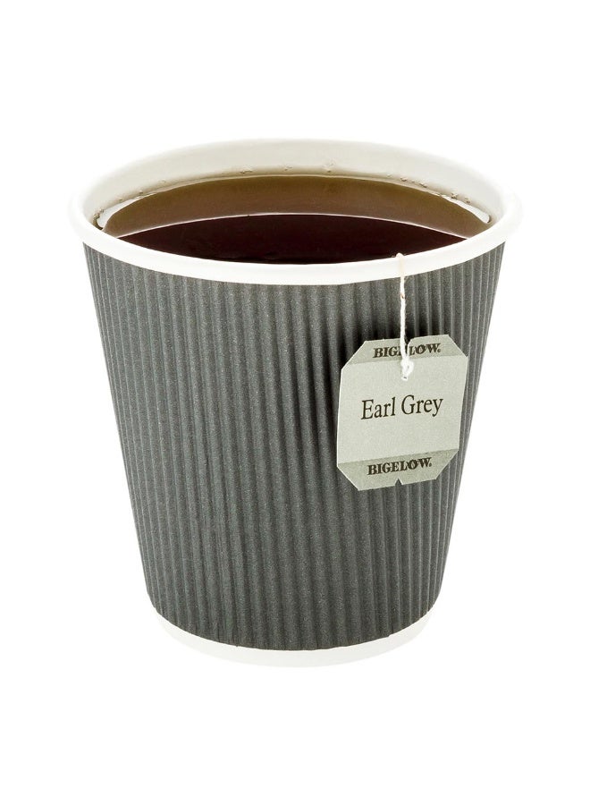 Restaurantware 8 Ounce Double Wall Disposable Coffee Cups, 500 Insulated Gray Paper Tumblers, with Ripple Wall Design, Lids Sold Separately for Hot Drinks like Tea, Hot Chocolate, and More - Image 2