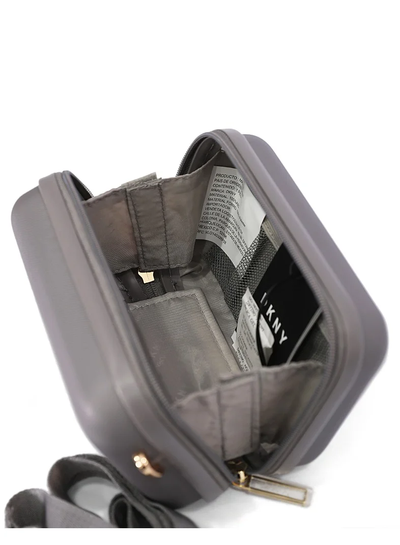 DKNY DKNY Allure Beauty Case Makeup Travel Lighted Case, Cosmetic Bag Organizer Professional Adjustable Divider Storage, Waterproof Portable Make up Train Box Accessories