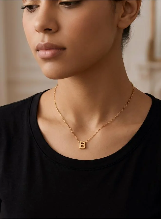 Rovaux  Initial B Pendant Necklace for Women | Best Price UAE