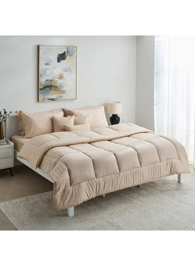 Home Box Hamilton 9-Piece BIAB Cotton Super King Comforter Set 240 x 240 cm