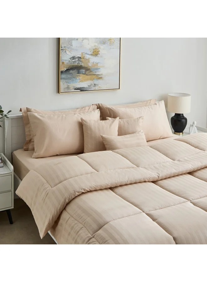 Home Box Hamilton 9-Piece BIAB Cotton Super King Comforter Set 240 x 240 cm