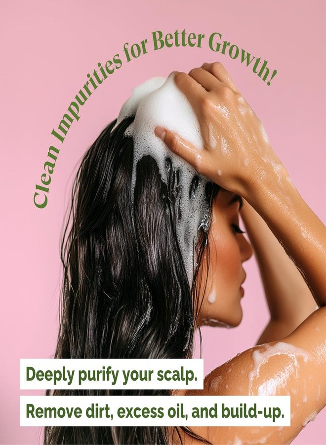 Just Nutritive Onion & Rosemary Shampoo for Hair Growth, Thickening, Strengthening - Sulfate-Free, Enriched with Red Onion Oil, Rosemary Oil, Tea Tree - 16 oz - Image 5