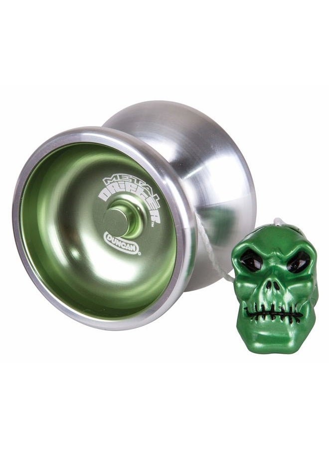 Duncan Toys Metal Drifter Yo-Yo, String Trick Yo-Yo with Counterweight, Ball Bearing Axle and Aluminum Body, Green - Image 2