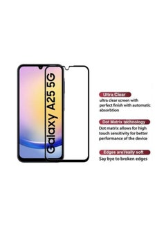 Generic Screen Protector for Samsung Galaxy A25/Samsung Galaxy A15 Tempered Glass Screen Protector full Glue Edge to Edge Screen Glass Anti-shatter 9H Hardness Scratch Proof  - Image 2