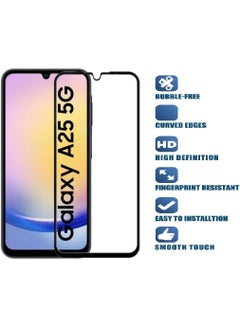 Generic Screen Protector for Samsung Galaxy A25/Samsung Galaxy A15 Tempered Glass Screen Protector full Glue Edge to Edge Screen Glass Anti-shatter 9H Hardness Scratch Proof  - Image 3