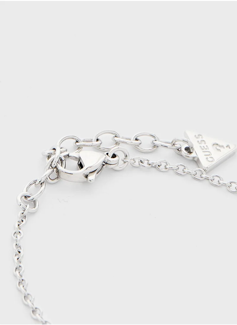 GUESS Multi Hearts Charm Bracelet