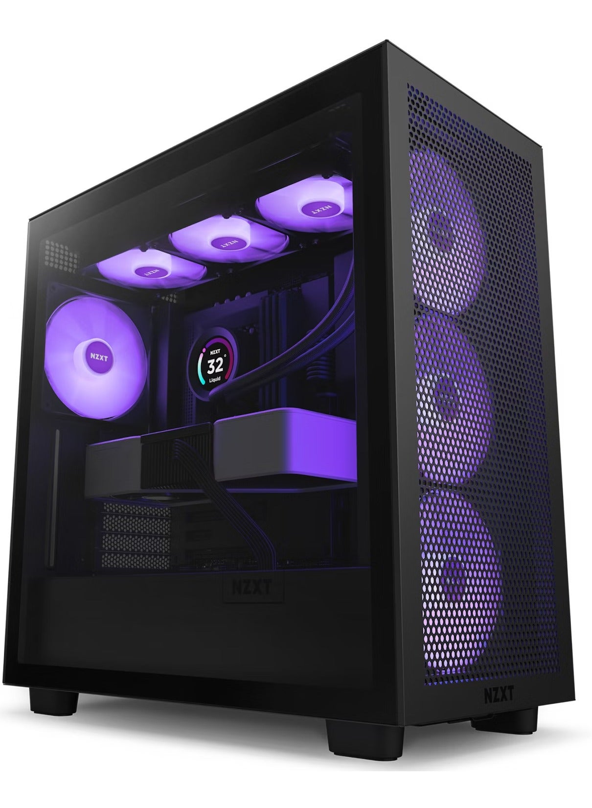 Gaming PC i5-12400F / 16GB RAM 3600MHz / Nvme 1TB SSD / RTX 5060 8GB / RGB black case / 700W Power Supply / RGB CPU Air cooler / Windows 11 PRO Black