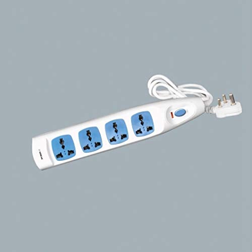 Oreva JCPL-3327 4 meter 4-Way Extension Cord (White) - Image 1