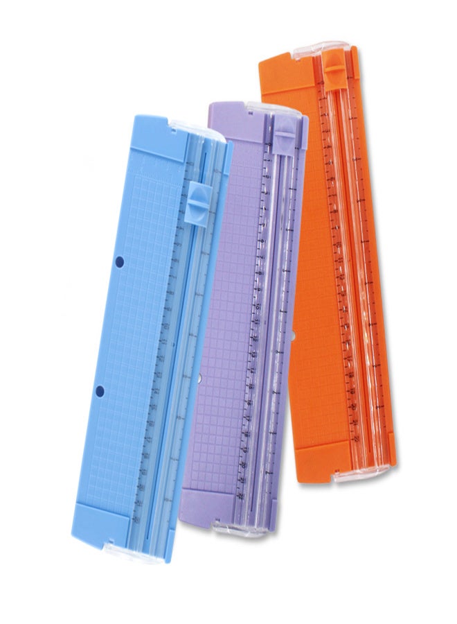 Portable A5 Paper Trimmer 8.7 Inch Cut Length Paper Cutter Scrapbooking Tool Cutting Machine with Side Ruler for Craft Paper Photos Pictures Cards Office Home Supplies - Image 1