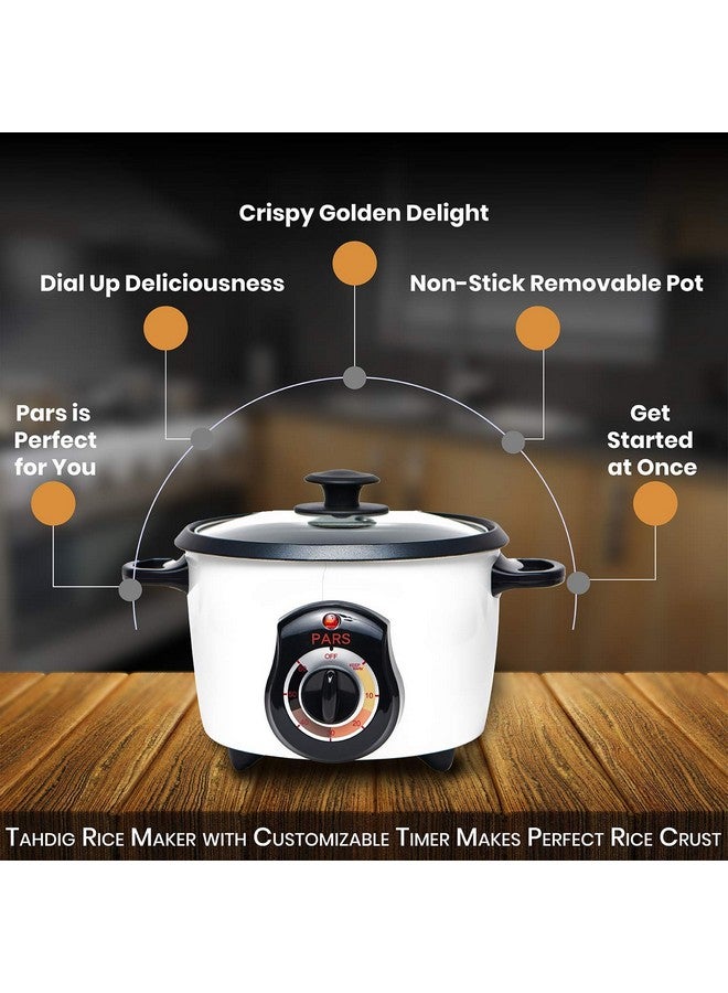 Pars Automatic Persian Rice Cooker - Tahdig Rice Maker Perfect Rice Crust 3 Cup - Image 3