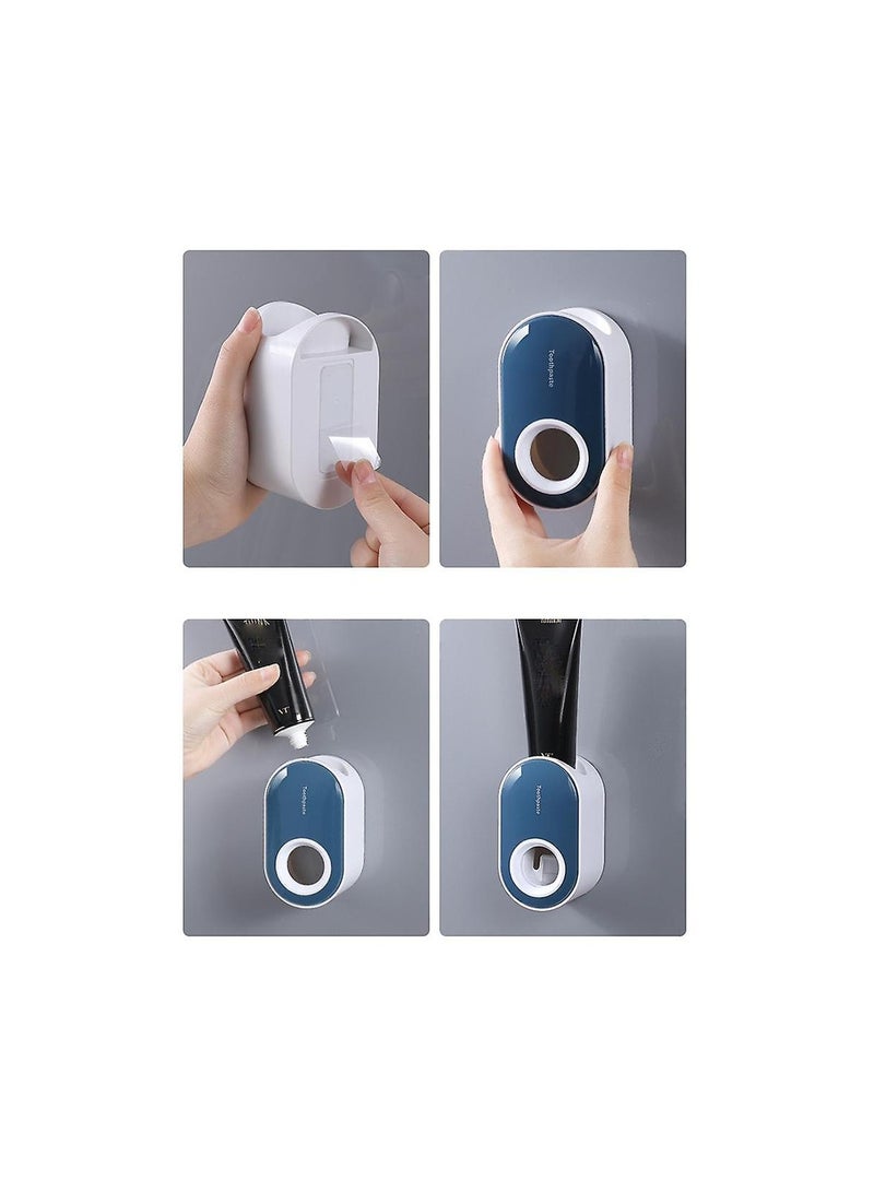Lazy automatic toothpaste squeezer wall-mounted convenient without drilling holes 2 Pack - Image 2