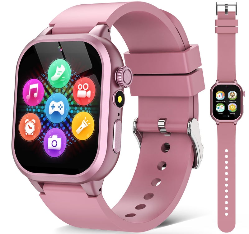 Semloo Kids Smart Watches for Girls Boys Toys Ages 4-12 with 30+ Games Video Recorder Music Alarm Clock Learning Card HD Touchscreen 4 5 6 7 8 Year Olds Birthday Gift - Image 1