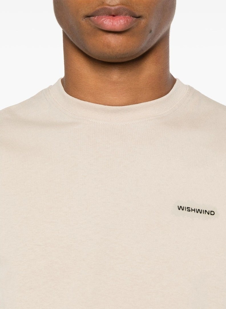 WISHWIND Unisex 100% Cotton T-Shirt – Soft, Breathable & Lightweight Casual Tee for Men & Women | Relaxed Fit | Perfect for Everyday Wear, Summer, Gym & Travel (Beige) - Image 2