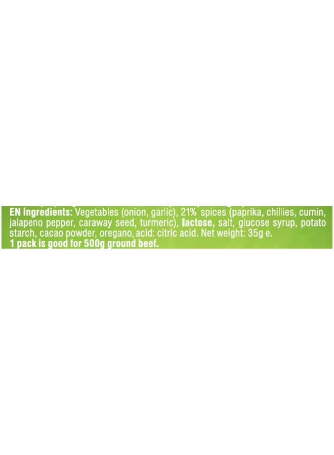 El Sabor Taco Spice Mix 35G, Mexican Seasoning For Tacos Mince And Wrap Fillings - Image 2