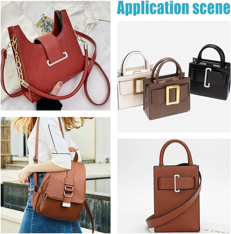 klarako 10 Pieces Metal Rectangle Ring, 1.95 Inch/49.5mm Multi-Purpose Webbing Belt Buckles Rectangular Purse Strap Lklarako Rings Fasteners Hardware DIY Luggage Backpack Belt Craft Making, Platinum - Image 5