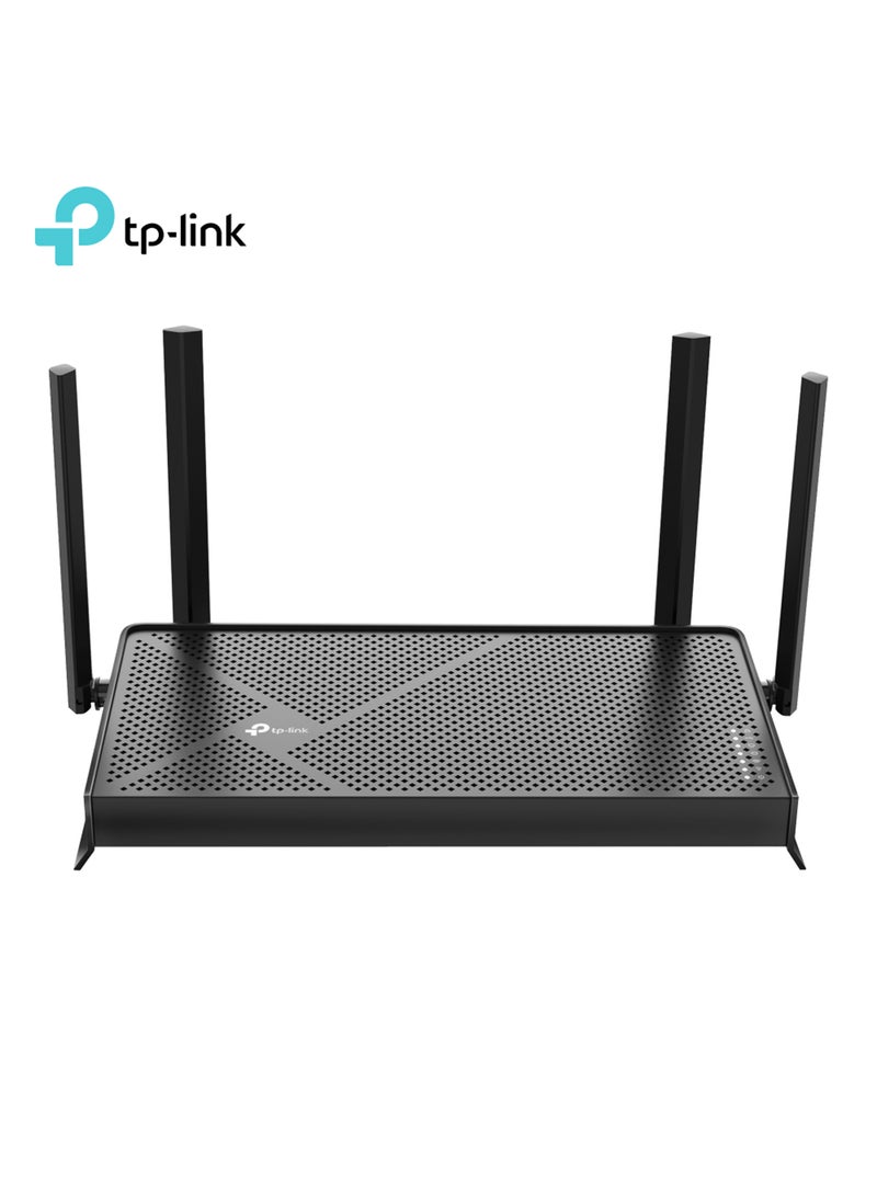 TP-LINK Archer BE230 BE3600 Dual-Band Wi-Fi 7 Router | 3.6 Gbps Speed, 2× 2.5 Gbps Ports, 4 External Antennas, MU-MIMO, OFDMA, Beamforming | EasyMesh, HomeShield Security, VPN Support, USB 3.0, Parental Controls, QoS, Alexa/Google Assistant Compatible Black - Image 1