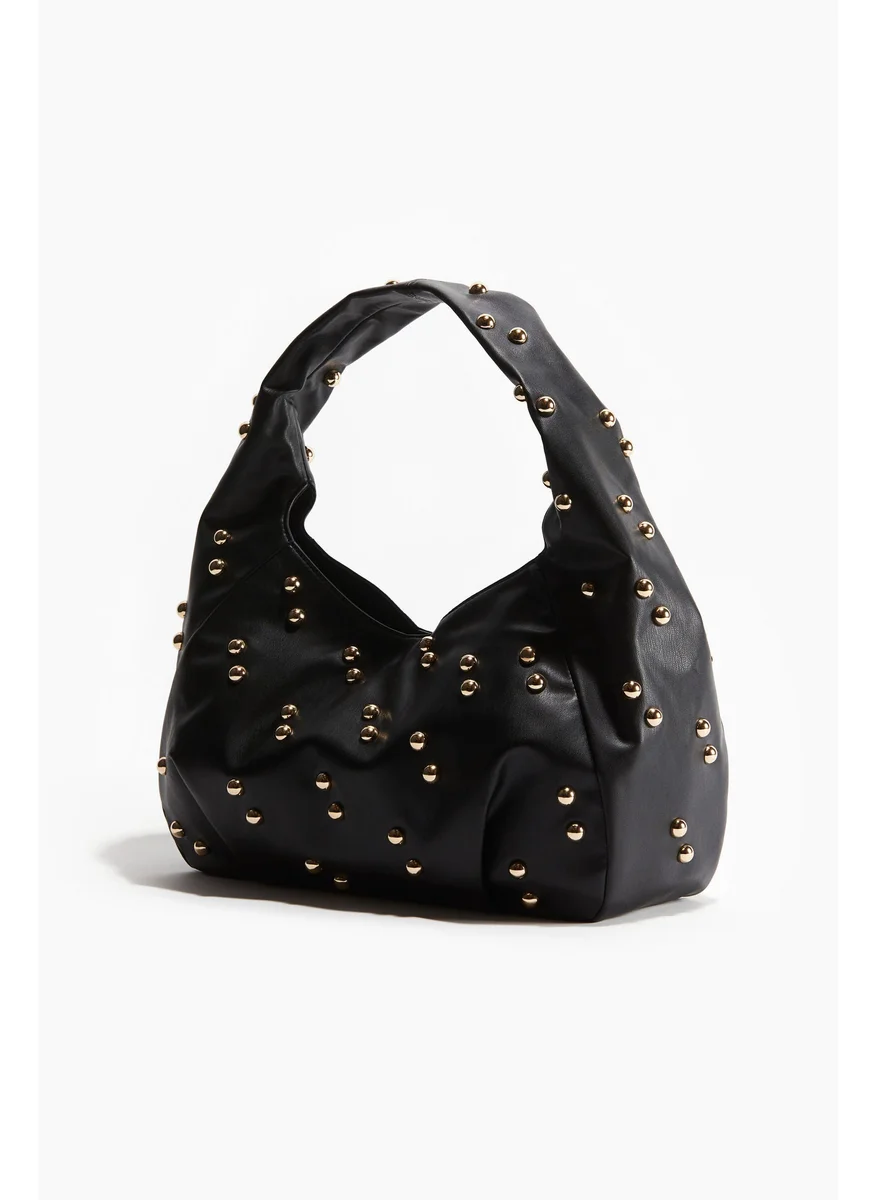 H&M Strud-Decorated Shoulder Bag