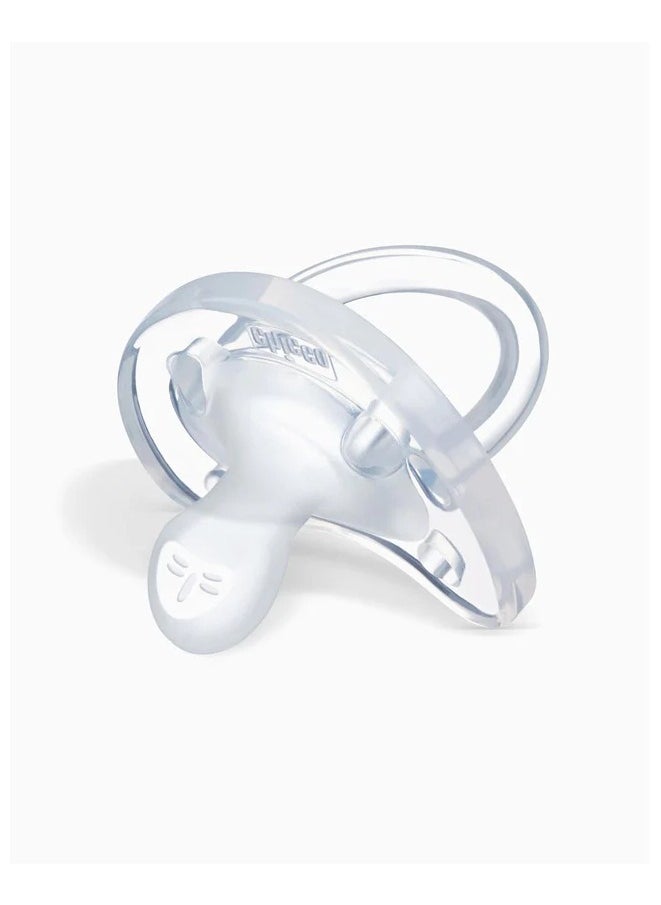 Chicco Chicco Silicone Physio Soft Soother 6-12M - CLEAR  - Image 2