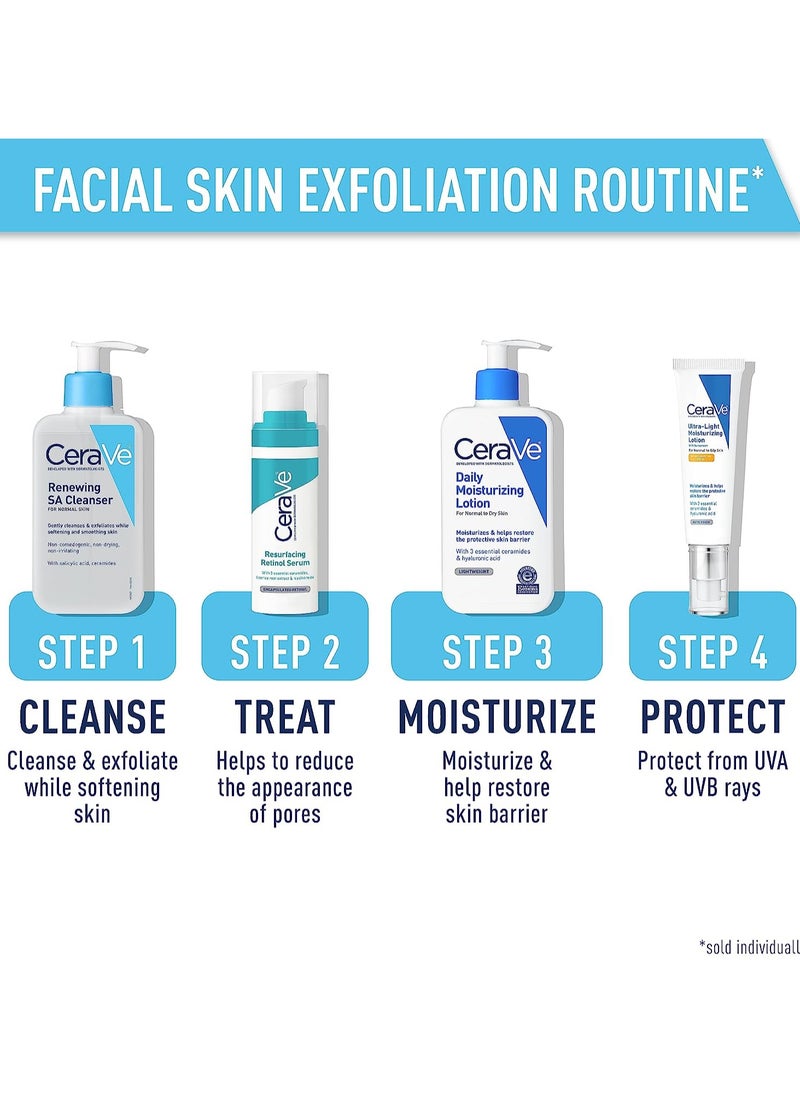 Cara Ve - CeraVe SA Cleanser Salicylic Acid Face Wash with Hyaluronic Acid, Niacinamide & Ceramides BHA Exfoliant for Face 8 Ounce, multi, 8 Fl Oz (Pack of 1) - Image 1