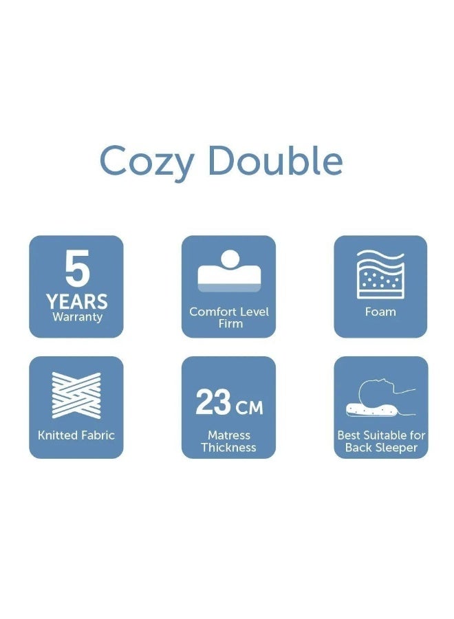 DANUBE HOME Cozy Double Medical Mattress | Firm Feel | King Bed Mattress | Spine Balance For Pressure Relief | 180x200 cm | Thickness 23cm-White - Image 3