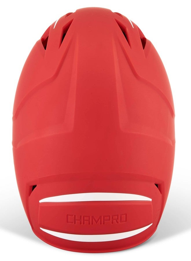 CHAMPRO Hx Legend Plus Baseball Batting Helmet with Reversible Jaw Guard Medium, HXM2JGSCJ - Image 4