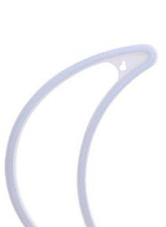 NIBEMINENT Moon Pattern Living Room Table LED Lamp White 29cm - Image 2