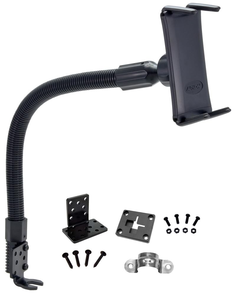 Arkon حامل ARKON Slim-Grip Ultra لكرسي السيارة أو أرضية السيارة | حامل هاتف متين | ذراع مرنة قوية بطول 18 بوصة | متوافق مع iPhone و Galaxy و Google و iPad mini والمزيد - Image 5