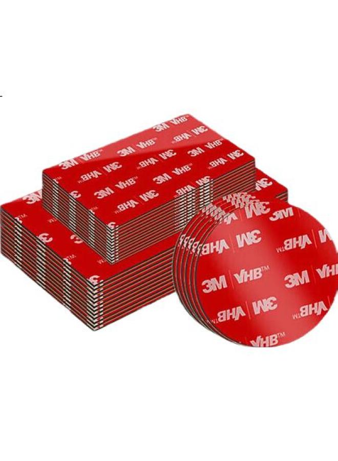 3M [Lowest Price Online] 3M Double-Sided Tape Vhb™ Strong, Traceless, Heat-Resistant Etc Adhesive 5952 Black Heavy-Duty Version, 40Mm Diameter, 5 Pieces - Image 2